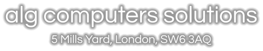 alg computers solutions 5 Mills Yard, London, SW6 3AQ