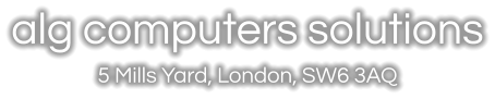 alg computers solutions 5 Mills Yard, London, SW6 3AQ